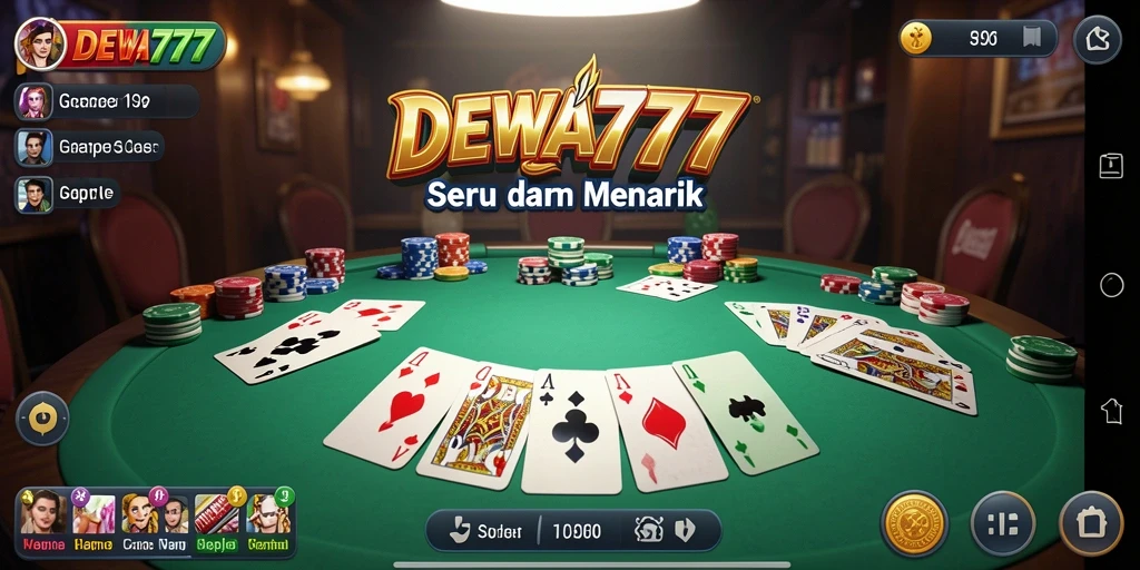 Tampilan gameplay DEWA777 yang menarik dan interaktif.