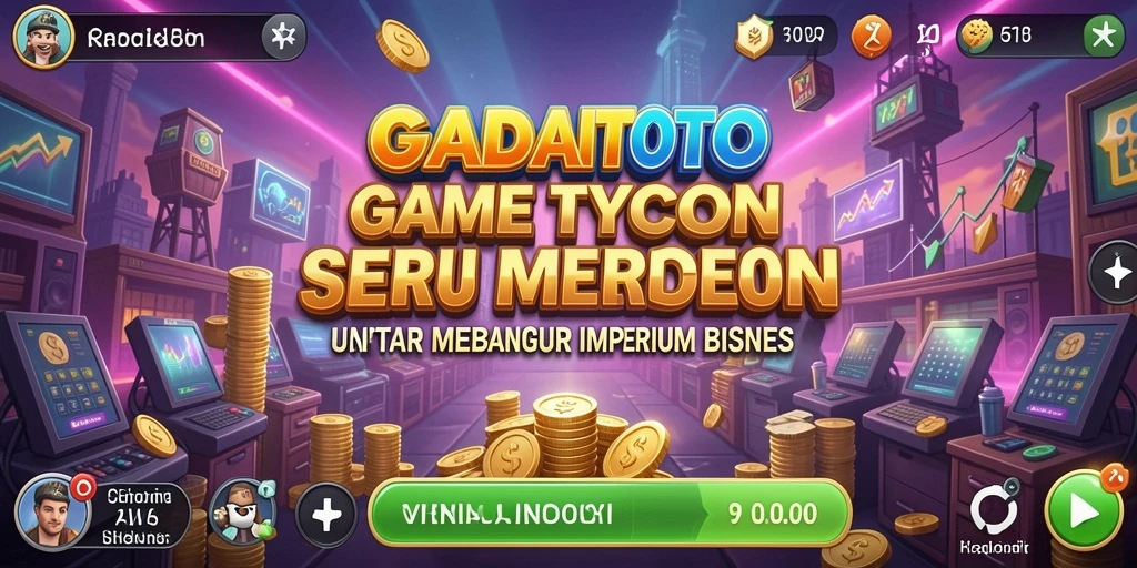 Tampilan gameplay GADAITOTO yang menarik dan penuh tantangan Tycoon.