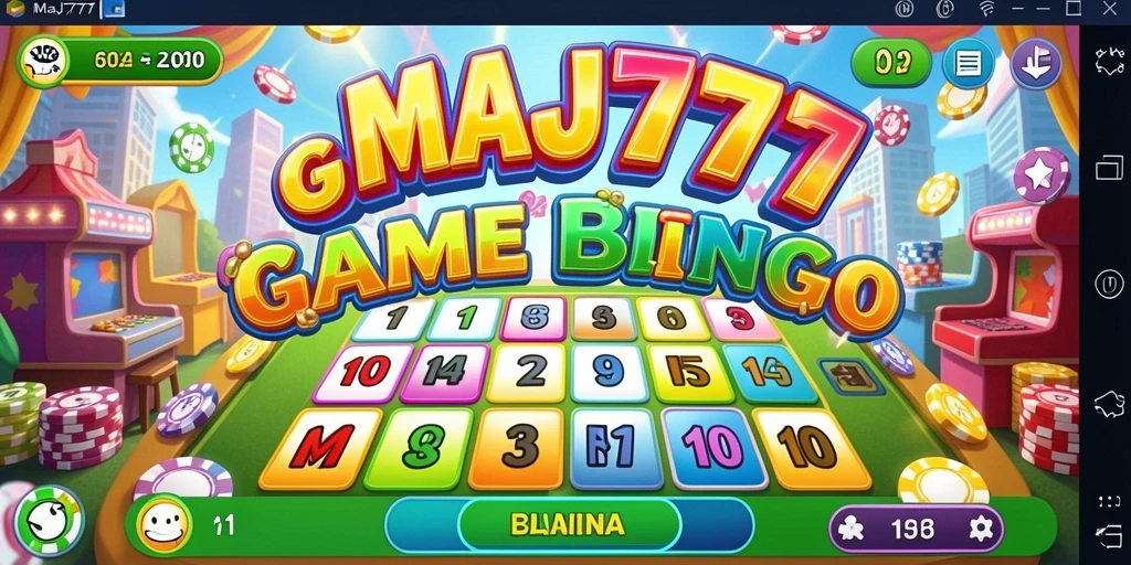 Tampilan gameplay Bingo yang seru dan interaktif di MAJ777.
