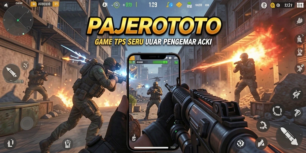Gameplay seru PAJEROTOTO dengan aksi menembak yang mendebarkan.