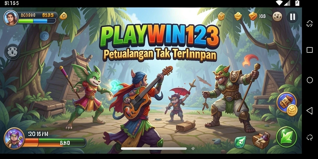 Screenshot gameplay PLAYWIN123 yang penuh petualangan seru.