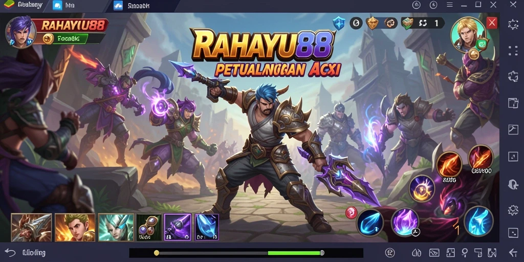 Tampilan gameplay RAHAYU88 yang intens dan mengasyikkan.