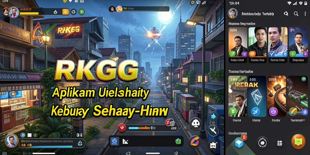 Tangkapan layar utama RKGG menampilkan antarmuka aplikasi dengan berbagai fitur Utility.