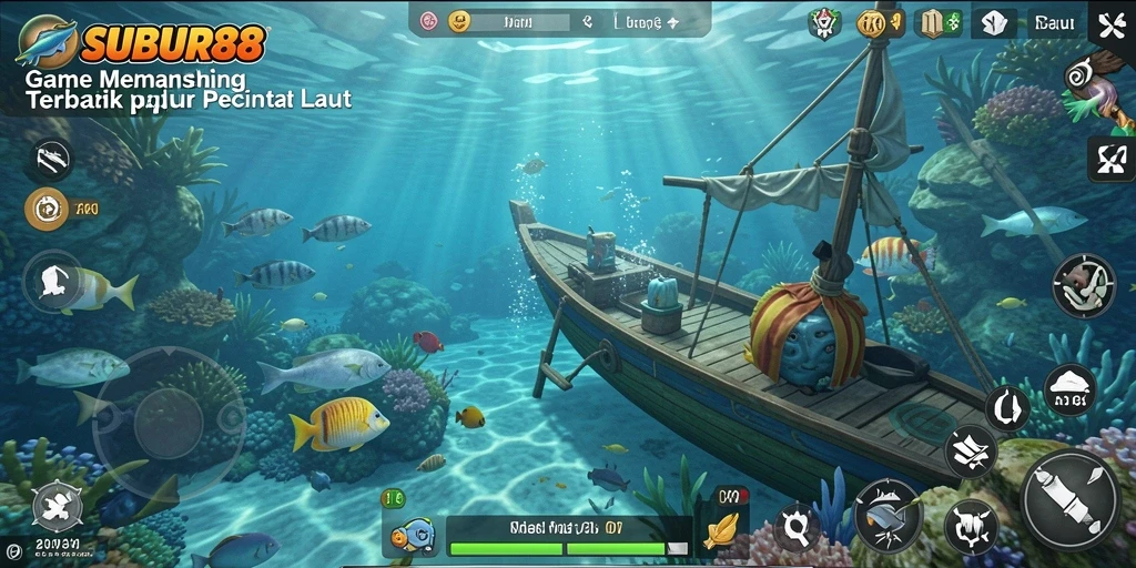 Tampilan gameplay SUBUR88 yang seru dan penuh aksi memancing.