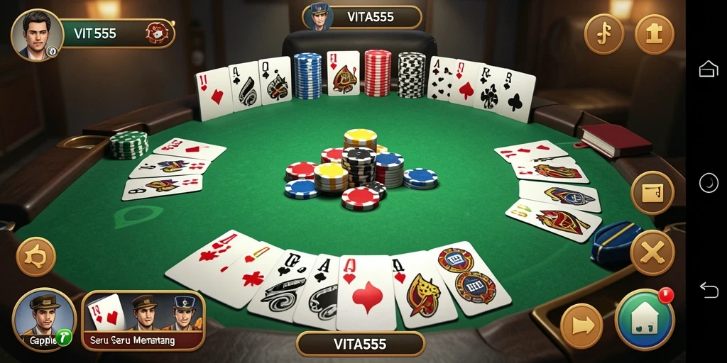 Tampilan gameplay VITA555 yang menarik dan mengasyikkan.