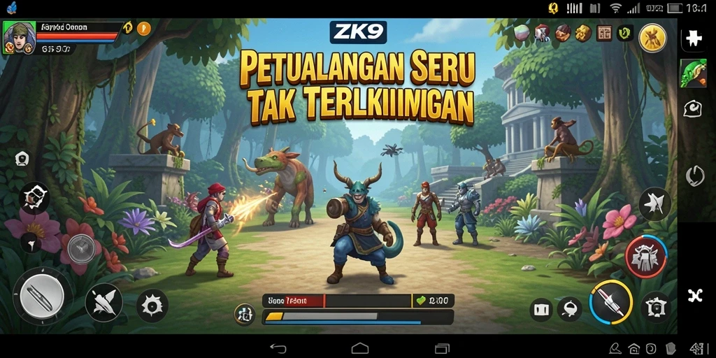 Gameplay seru ZK9 yang penuh tantangan dan petualangan.