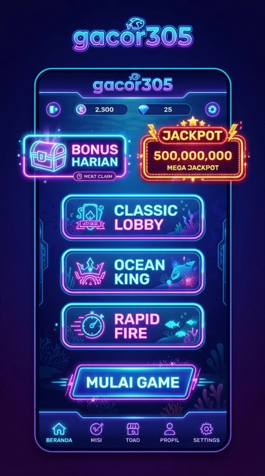 Pengguna sedang mengunduh aplikasi di gacor305.